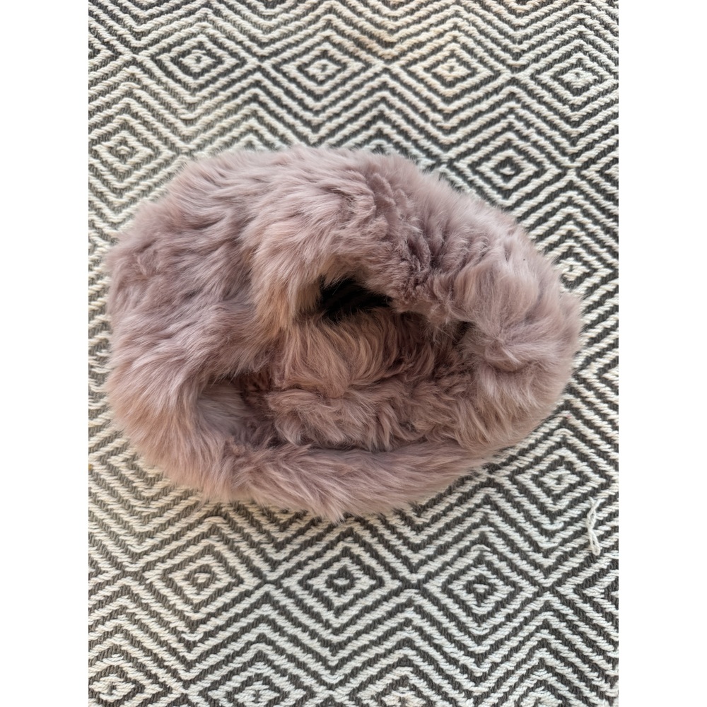 Girls Universal Thread Faux Fur Infinity Scarf Pink